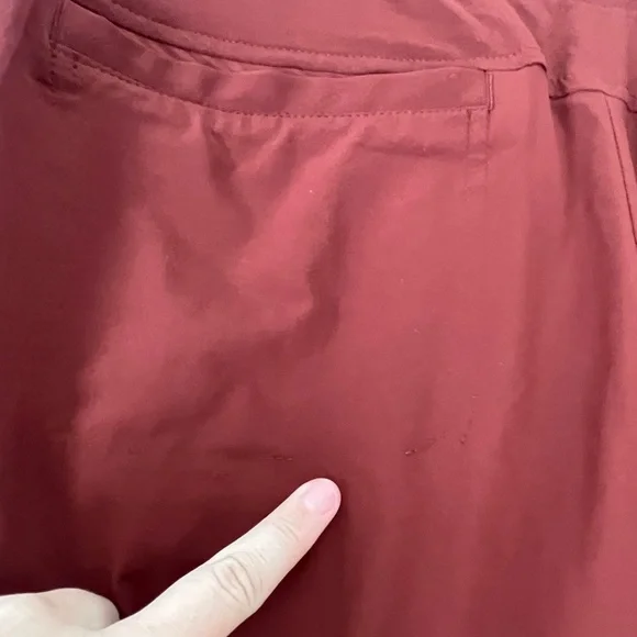 Athleta Women's Midtown Lightweight Athleisure Ankle Pant in Dried Cinnamon - Picture 7 of 12